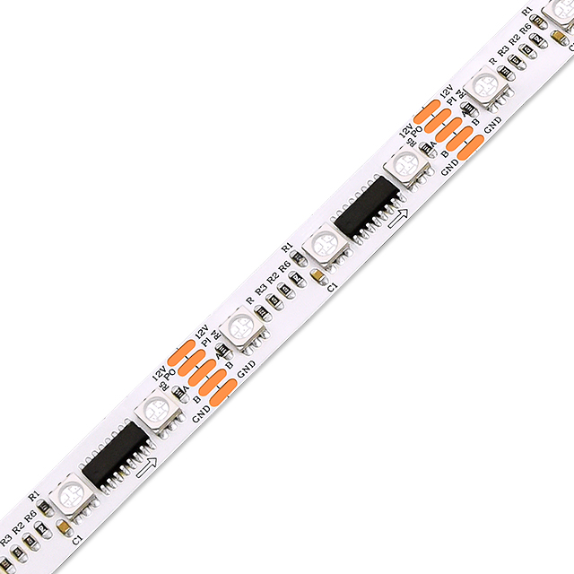 12V 60 Leds DMX512 RGB Pixel LED Digital Strip